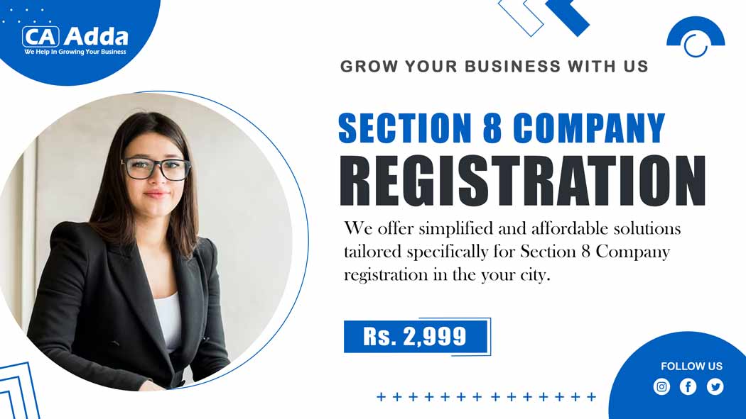 Section 8 Company  Registration in Kodagu, Online Section 8 Company   Registration in Kodagu